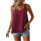 Elegant Dot Lace Strap Tank Top