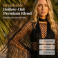 Women’s Hollow-Out Fishnet Tassel Poncho