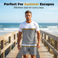 Men's Summer Color-Block Sportswear Set