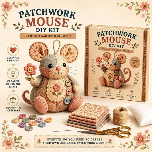 ⏰🔥50%OFF💝Handcrafted Vintage Mouse Plush Sewing Kit