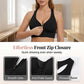 Women's Front-Zip Supportive Sports Bra