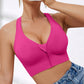 Women's Front-Zip Supportive Sports Bra