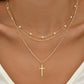 Elegant Multi Layered Necklace with Delicate Pendant