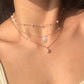 Elegant Multi Layered Necklace with Delicate Pendant