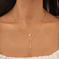 Elegant Multi Layered Necklace with Delicate Pendant