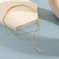 Elegant Multi Layered Necklace with Delicate Pendant