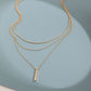 Elegant Multi Layered Necklace with Delicate Pendant