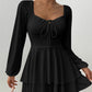 Women’s Sweetheart Neckline Skort Mini Dress