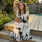 Women's Elegant Floral Printed Maxi Dress