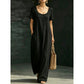 Minimalist Scoop Neck Summer Maxi Dress
