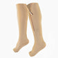 ❄️Summer Sale: 50% Off!🔥Knee-High Compression Socks with Zipper – Breathable Sports Support Socks for Running, Travel, Work, and Standing for Long Periods