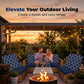 Patio Sofa Cushion Cover – Stretch, Water-Resistant ✨