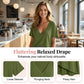 Women's Deep V-Neck Short Sleeve T-Shirt