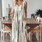 Women's Elegant Sleeveless V-Neck Maxi Dress
