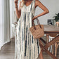 Women's Elegant Sleeveless V-Neck Maxi Dress