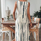 Women's Elegant Sleeveless V-Neck Maxi Dress