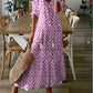 Women's V-Neck Maxi Dress