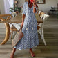 Women's V-Neck Maxi Dress