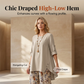 Women's Cotton Linen Half Sleeve Top ＆ Pants Set