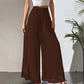 Women's Flowy Chiffon Wide-Leg Pants