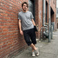 Men's Casual Capri Pants with Drawstring Waist