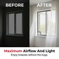 DIY Self-Adhesive Window Screen