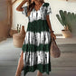 Women’s Causal V-Neck Gradient Dress