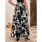 Women's Printed High-Waisted Wide-Leg Pants
