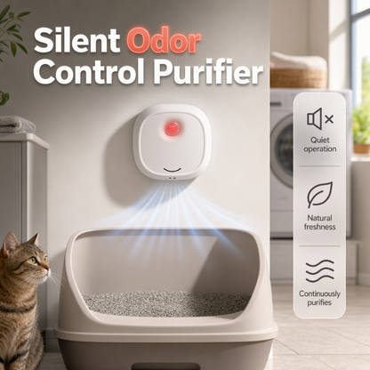 🔥50% OFF FOR A LIMITED TIME! 🌬️Smart Quiet Pet Odor Eliminator