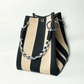 🏆👜🌴Striped Knit Bucket Handbag