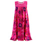 Stylish women's sleeveless dress with a print