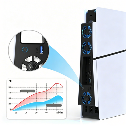 External Cooling Fan for PS5 Slim