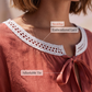 Women's Elegant Lace Tie Neck Top