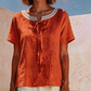 Women's Elegant Lace Tie Neck Top