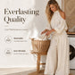 Women Cold Shoulder Halter Neck Top and Wide Leg Pants Set
