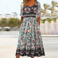 Women’s Elegant Bohemian Print Dress