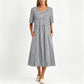 Women’s Casual Striped Relaxed Fit Dress