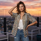 Women’s Casual Loose Fit Collared Blouse for Summer