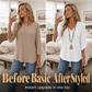 Women's V-Neck Casual Embroidered Top