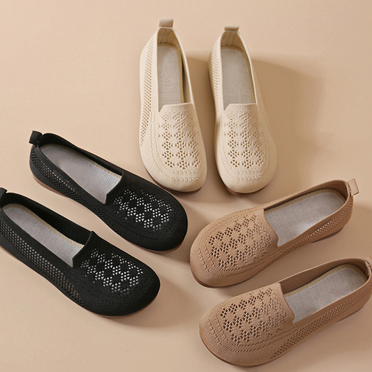 Women's Breathable Fly-Knit Slip-On Shoes