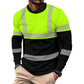 Men's Printed Round-neck Long-sleeve Shirt