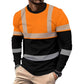Men's Printed Round-neck Long-sleeve Shirt