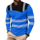 Men's Printed Round-neck Long-sleeve Shirt