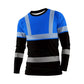 Men's Printed Round-neck Long-sleeve Shirt