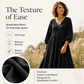 Women's V-Neck Pleated Maxi Dress