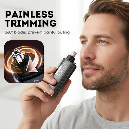 Nose & Ear Hair Trimmer with LED Display