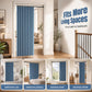 No-Drill Magnetic Accordion Door Curtain
