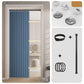 No-Drill Magnetic Accordion Door Curtain