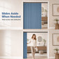 No-Drill Magnetic Accordion Door Curtain