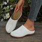 Women's Perforated Slip-On Platform Mules